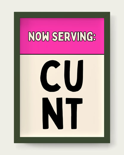 Hot-Pink/Dark Green