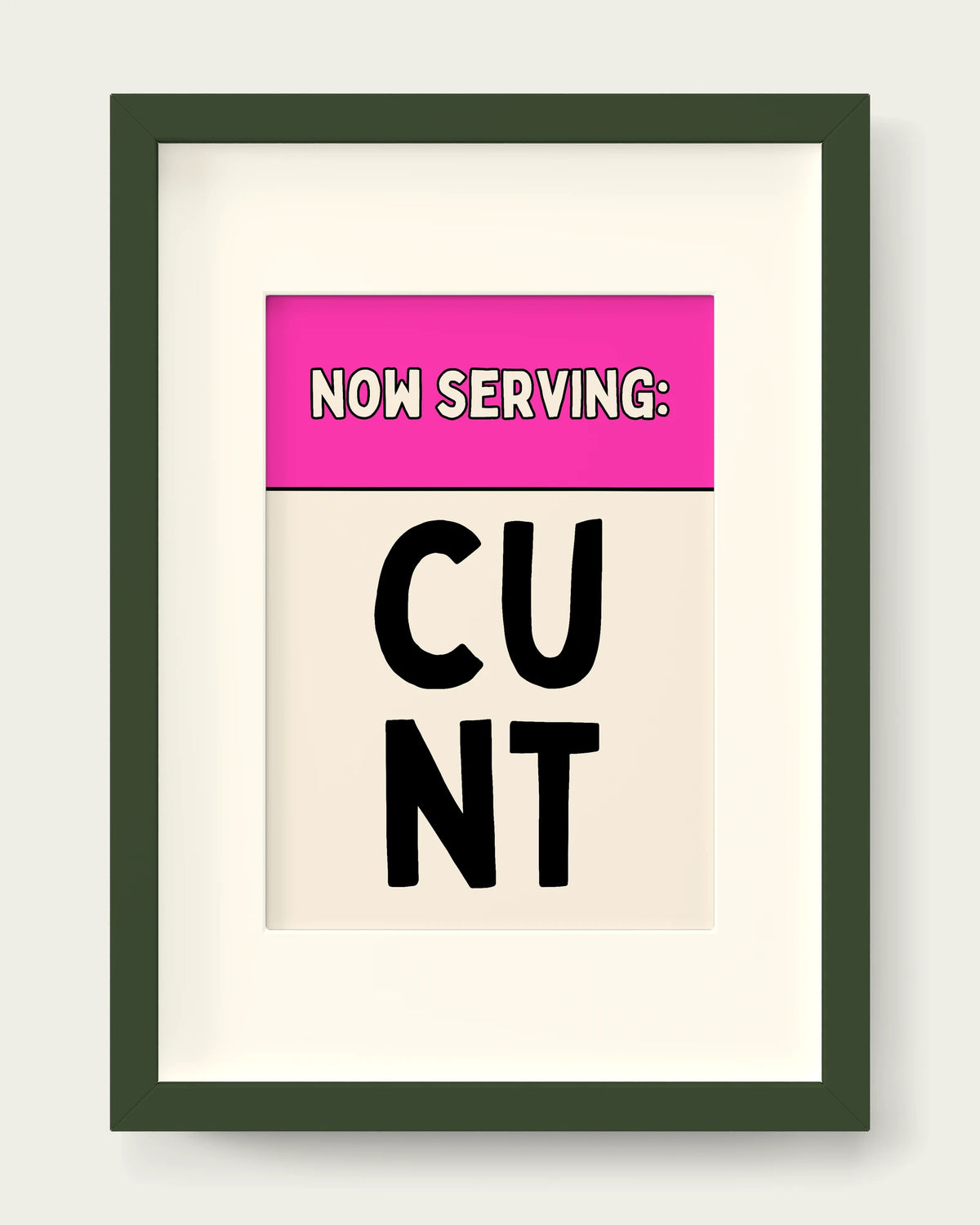 Hot-Pink/Dark Green+mount