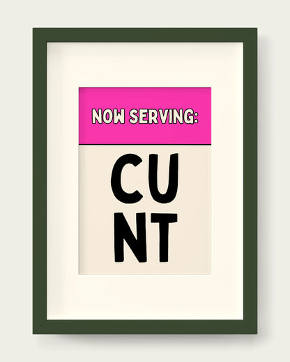 Hot-Pink/Dark Green+mount