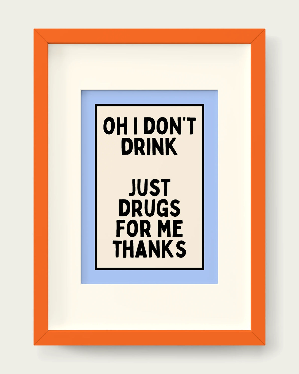 Cornflower/Orange+mount