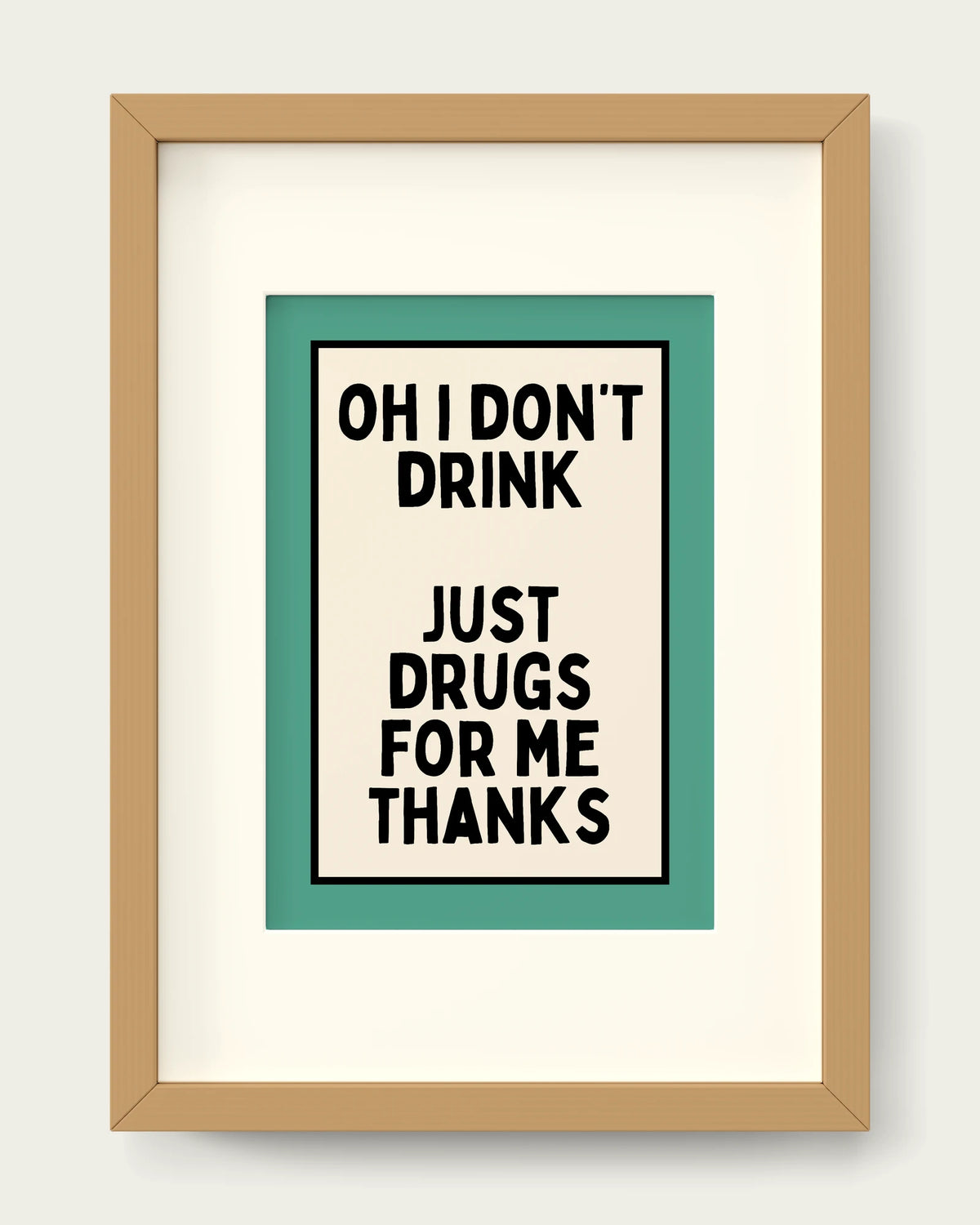 Vivid-Teal/Oak+mount