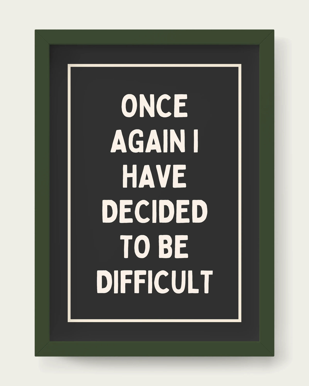 Charcoal/Dark Green