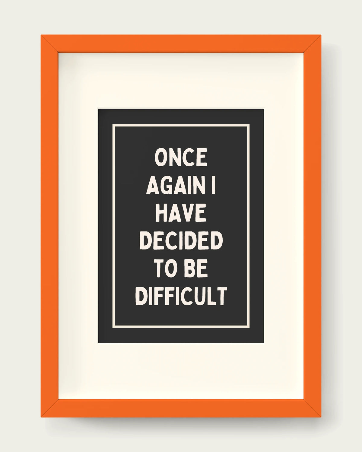 Charcoal/Orange+mount