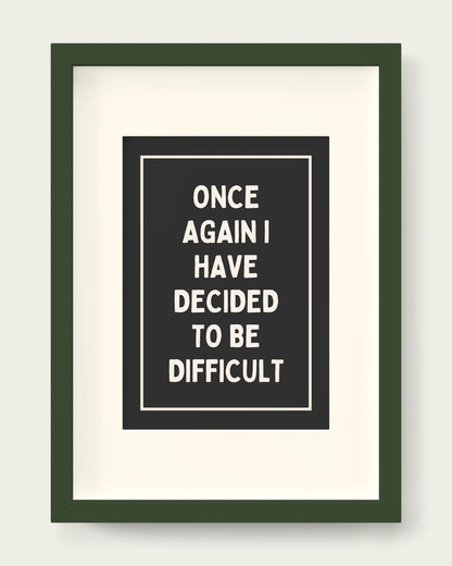 Charcoal/Dark Green+mount