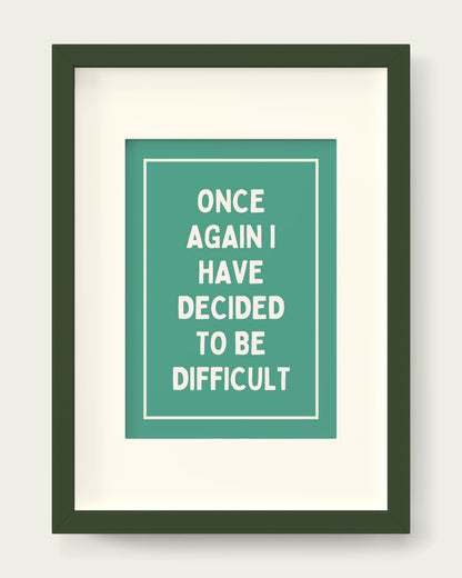 Vivid-Teal/Dark Green+mount