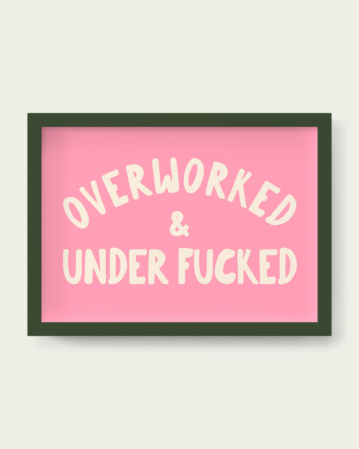 Blush-Pink/Dark Green