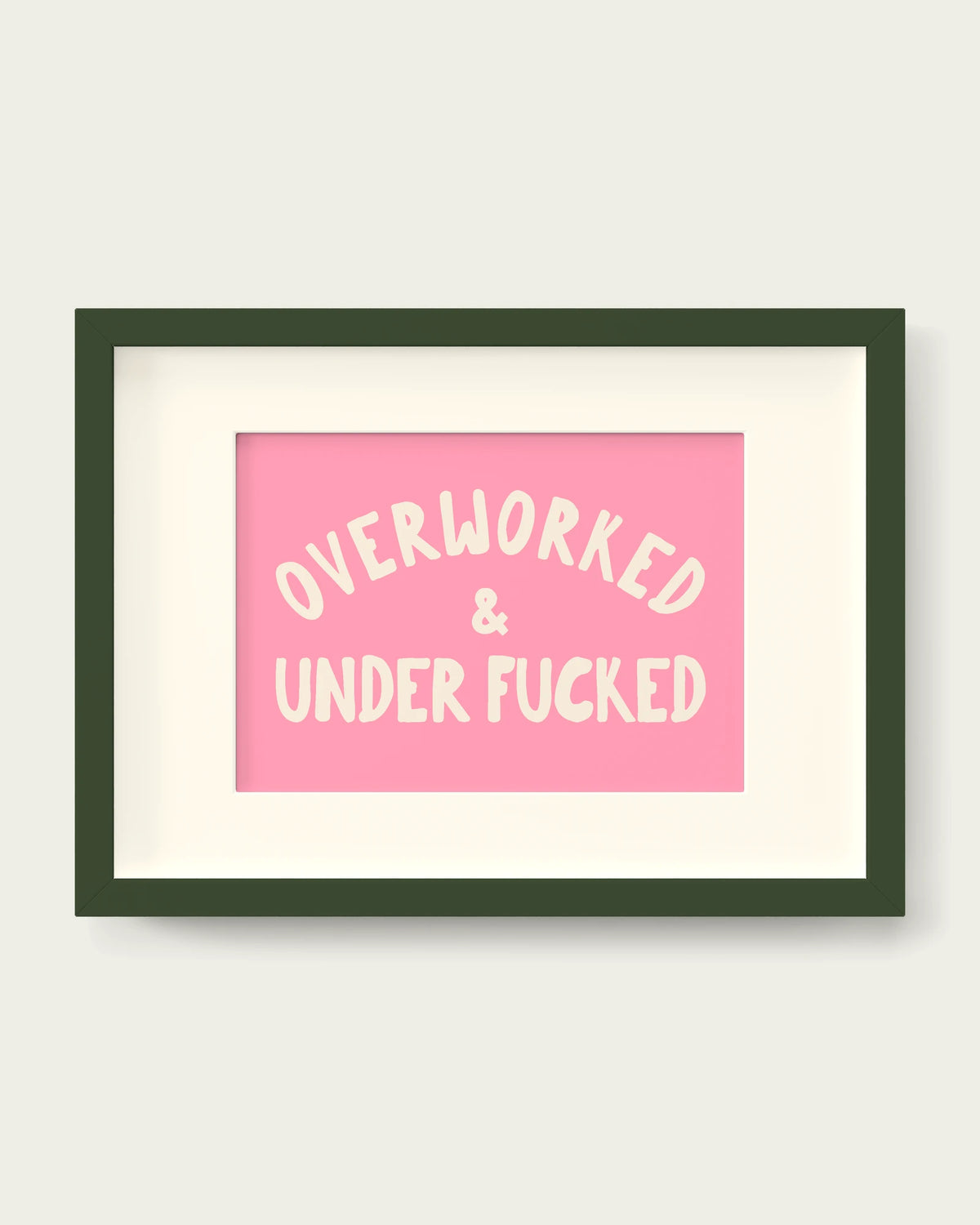 Blush-Pink/Dark Green+mount