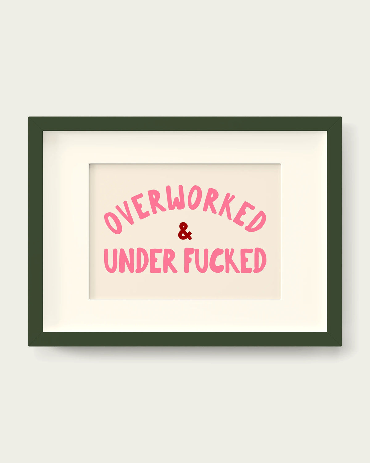 Watermelon/Dark Green+mount