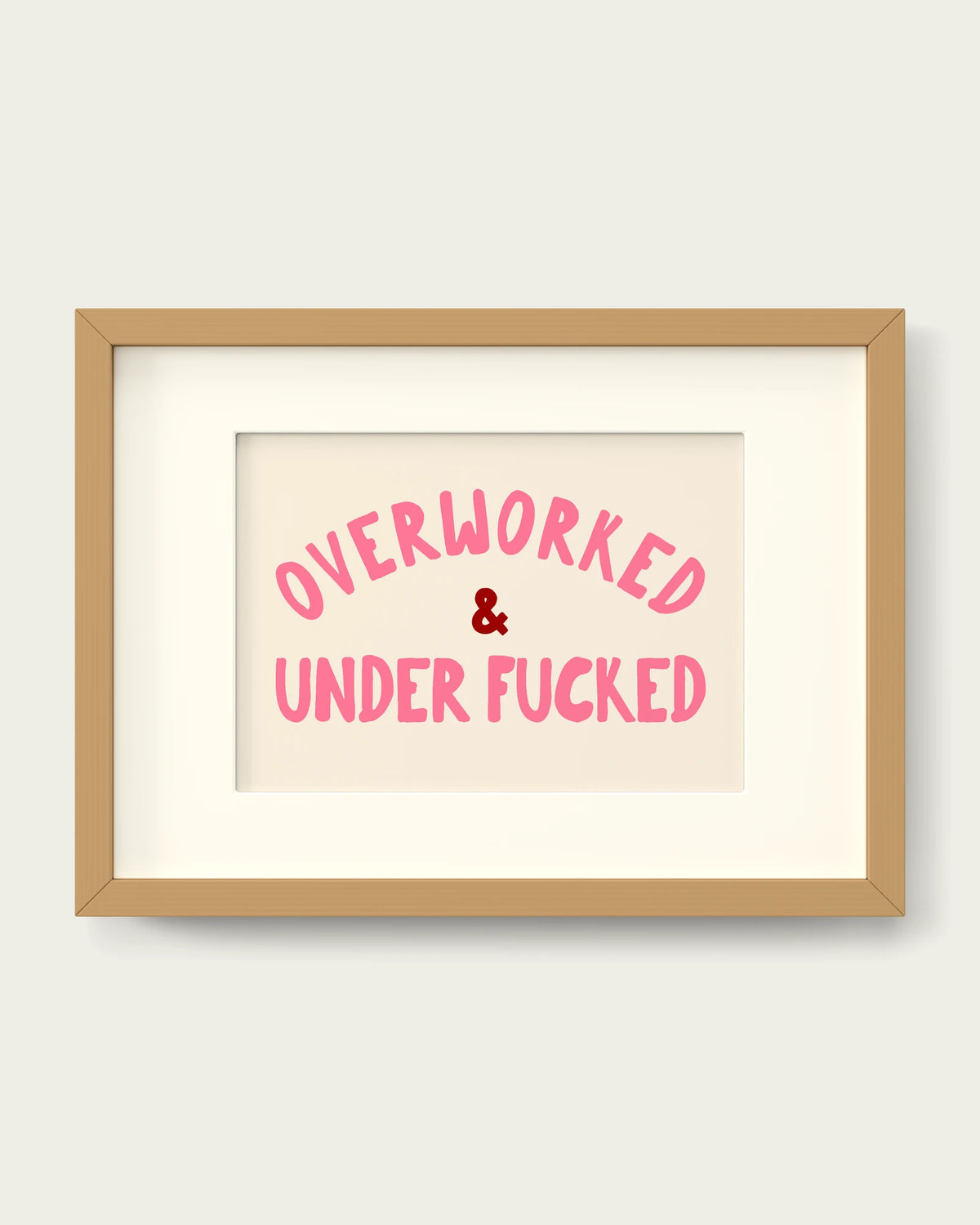 Watermelon/Oak+mount