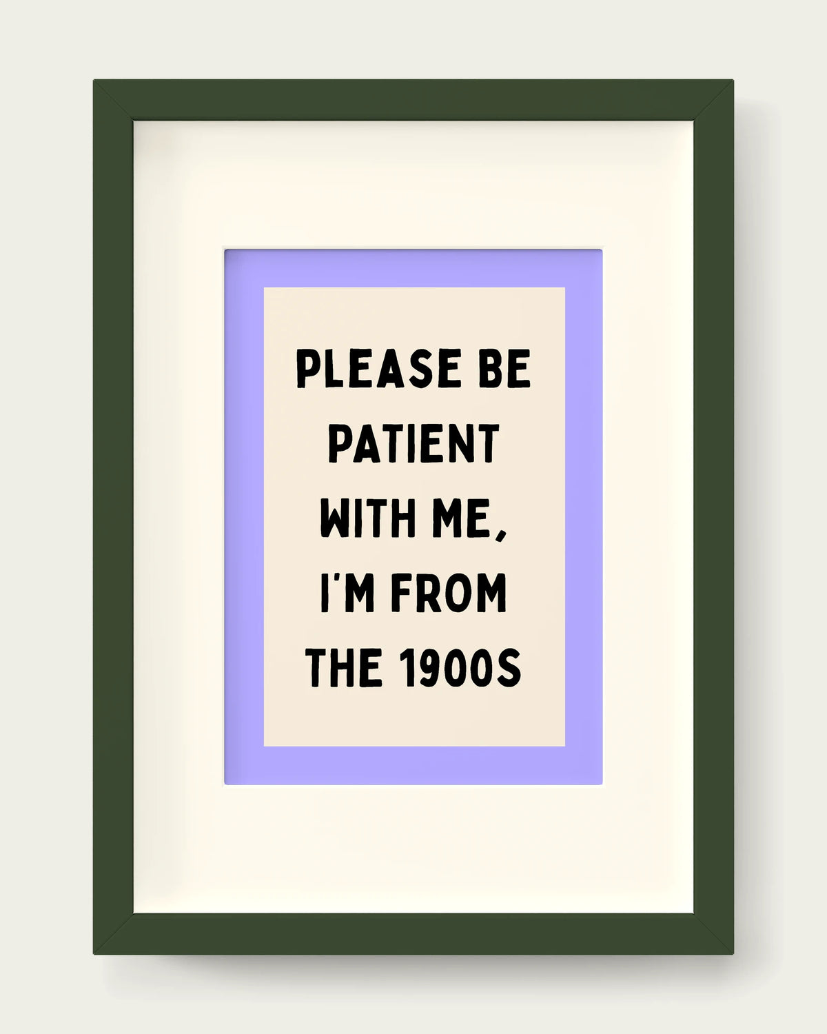 Periwinkle/Dark Green+mount