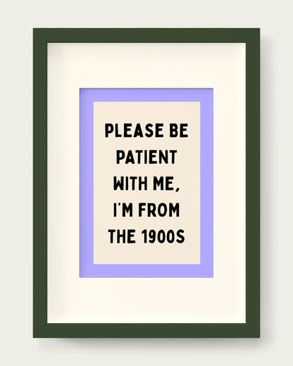 Periwinkle/Dark Green+mount