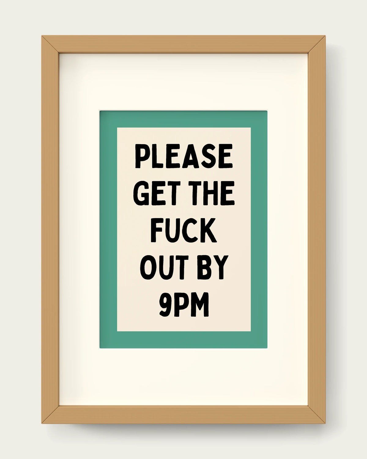 Vivid-Teal/Oak+mount