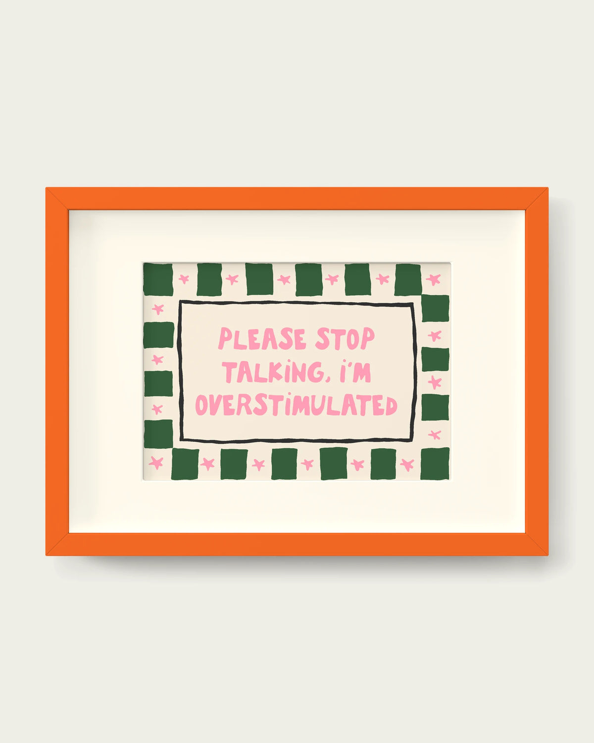 Hunter-Green-&-Blush-Pink/Orange+mount