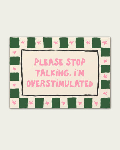 Hunter-Green-&-Blush-Pink/Unframed