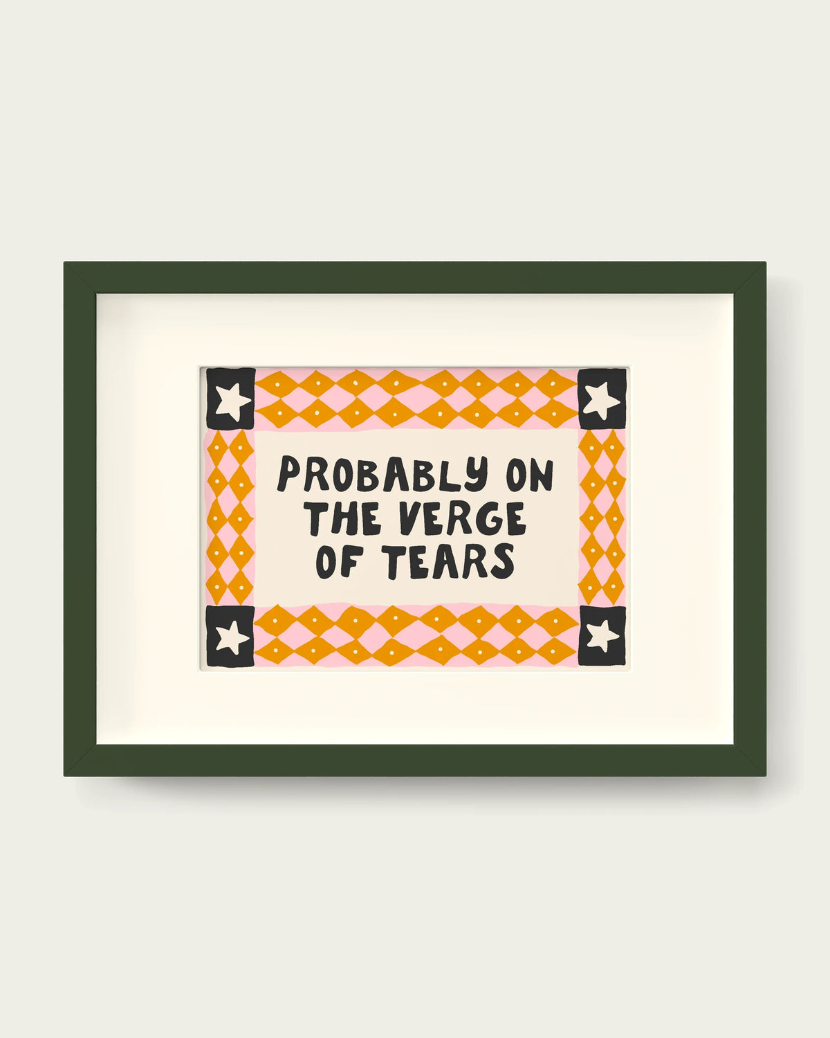 Mustard/Dark Green+mount