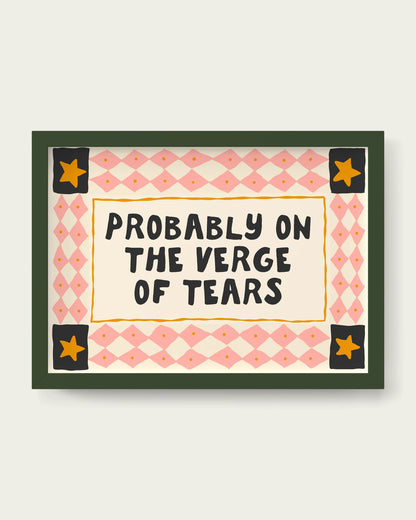 Peach/Dark Green