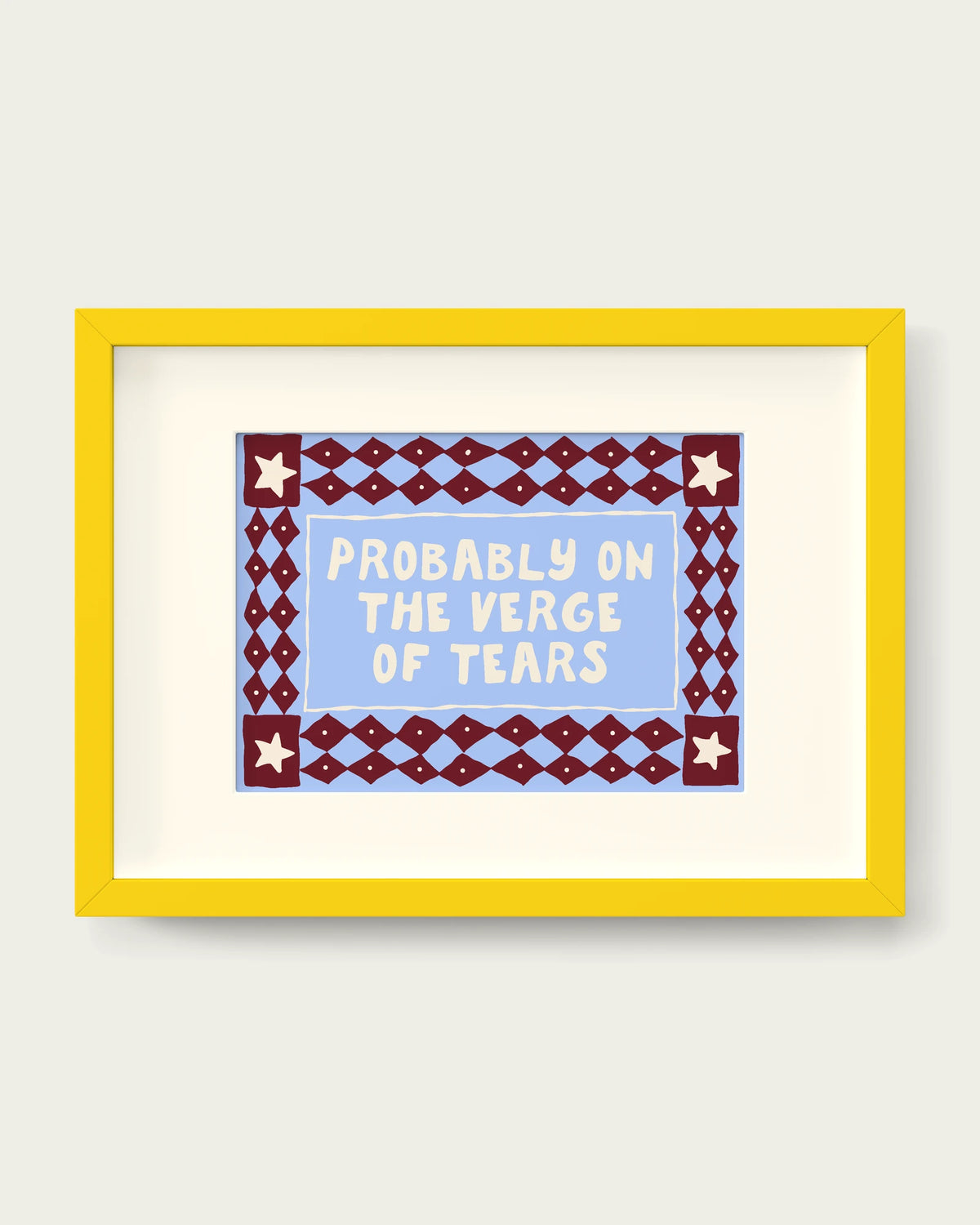 Plum-&-Cornflower/Yellow+mount