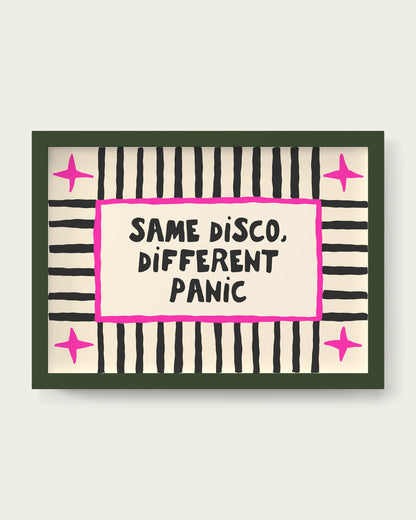 Hot-Pink/Dark Green
