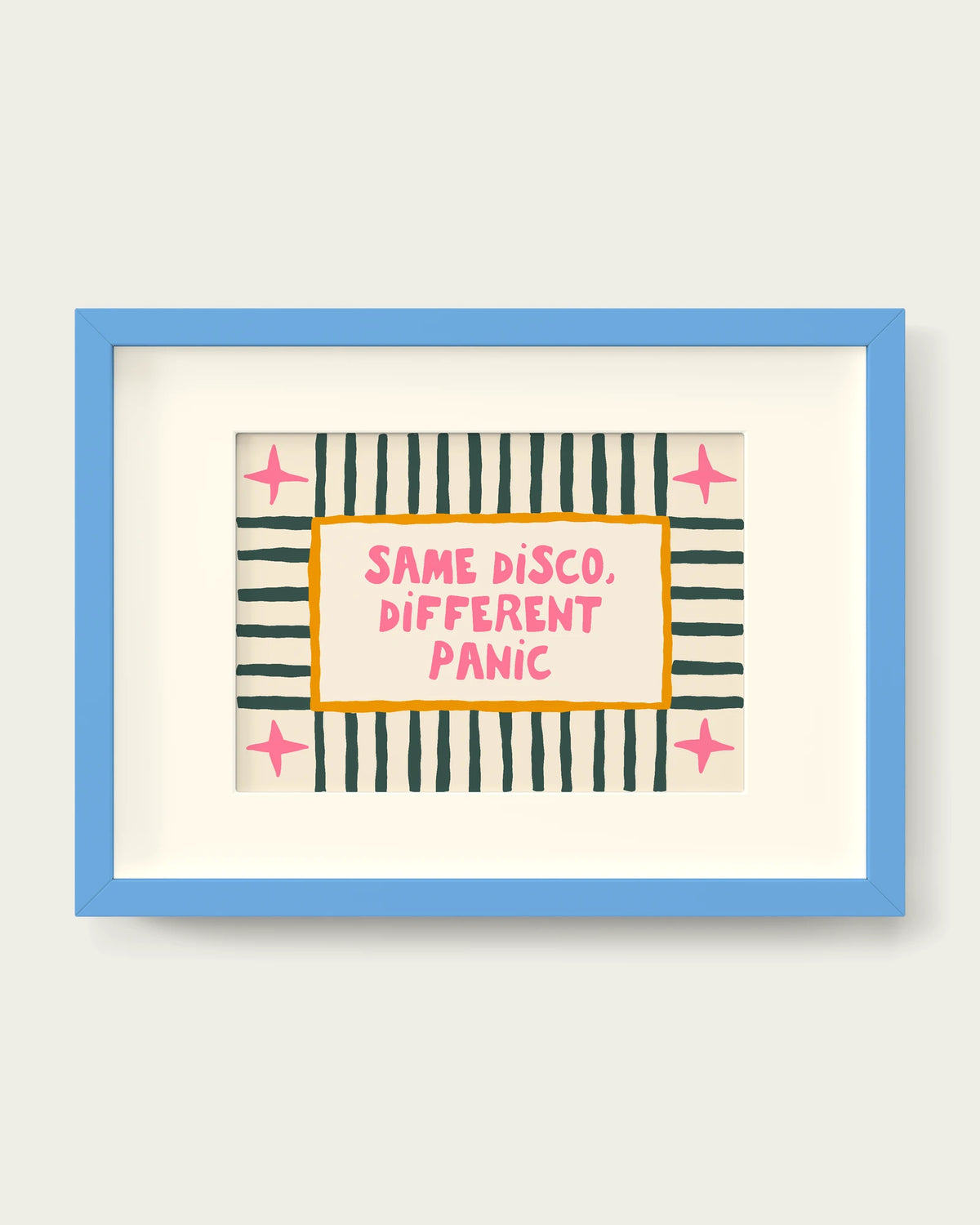 Watermelon-&-Forest-Green/Sky Blue+mount