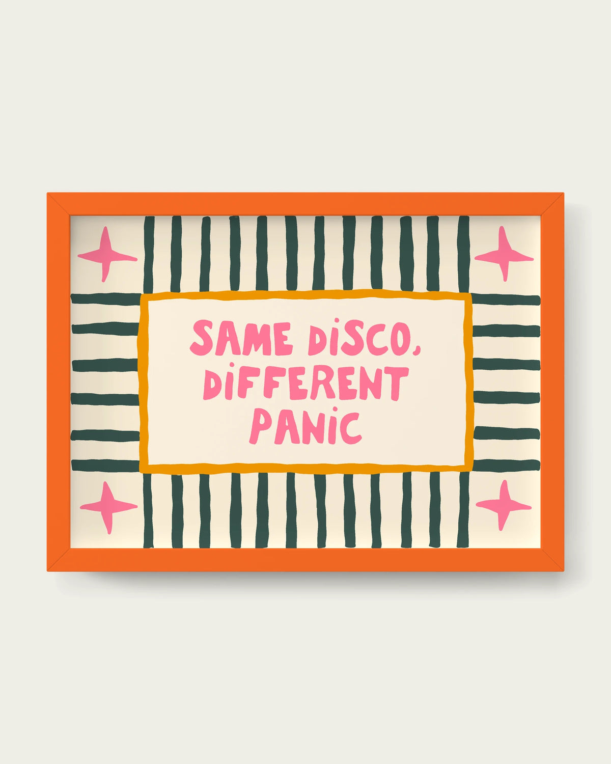 Watermelon-&-Forest-Green/Orange