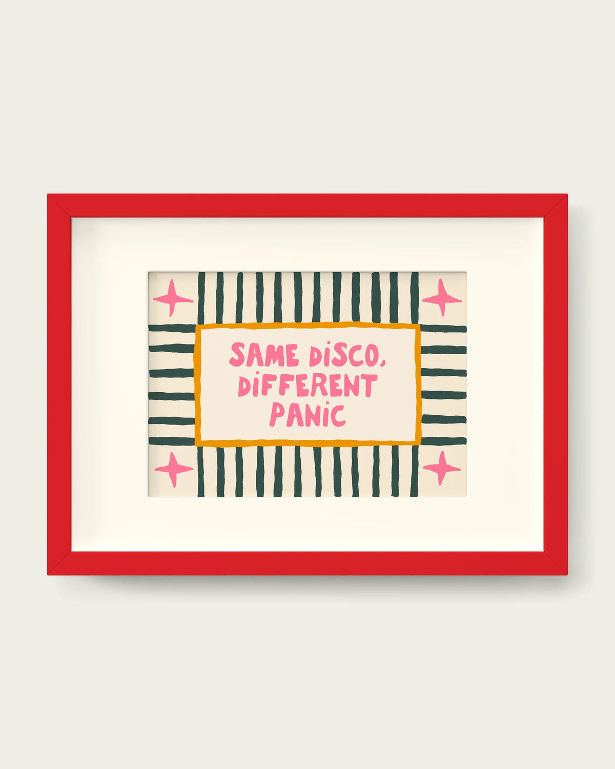 Watermelon-&-Forest-Green/Red+mount