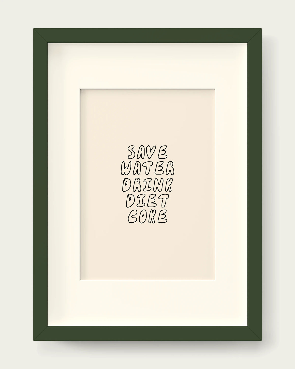 Black-&-Cream/Dark Green+mount
