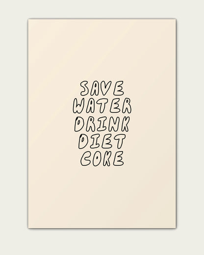 Black-&-Cream/Unframed