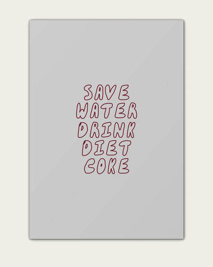 Cherry-&-Pale-Grey/Unframed