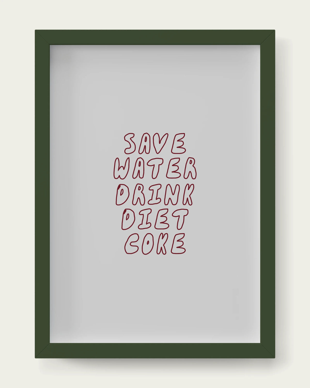 Cherry-&-Pale-Grey/Dark Green