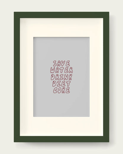 Cherry-&-Pale-Grey/Dark Green+mount