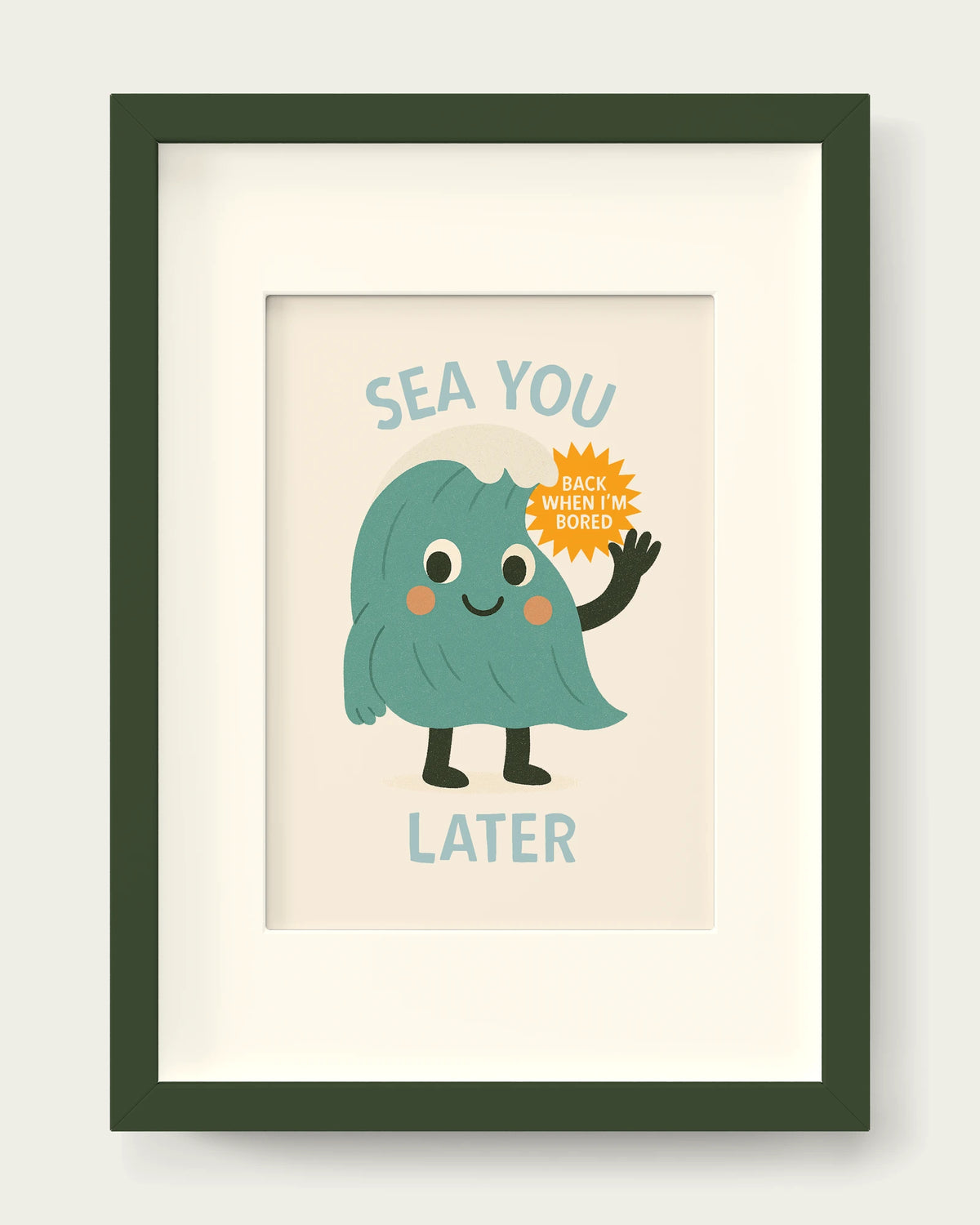 Seafoam/Dark Green+mount