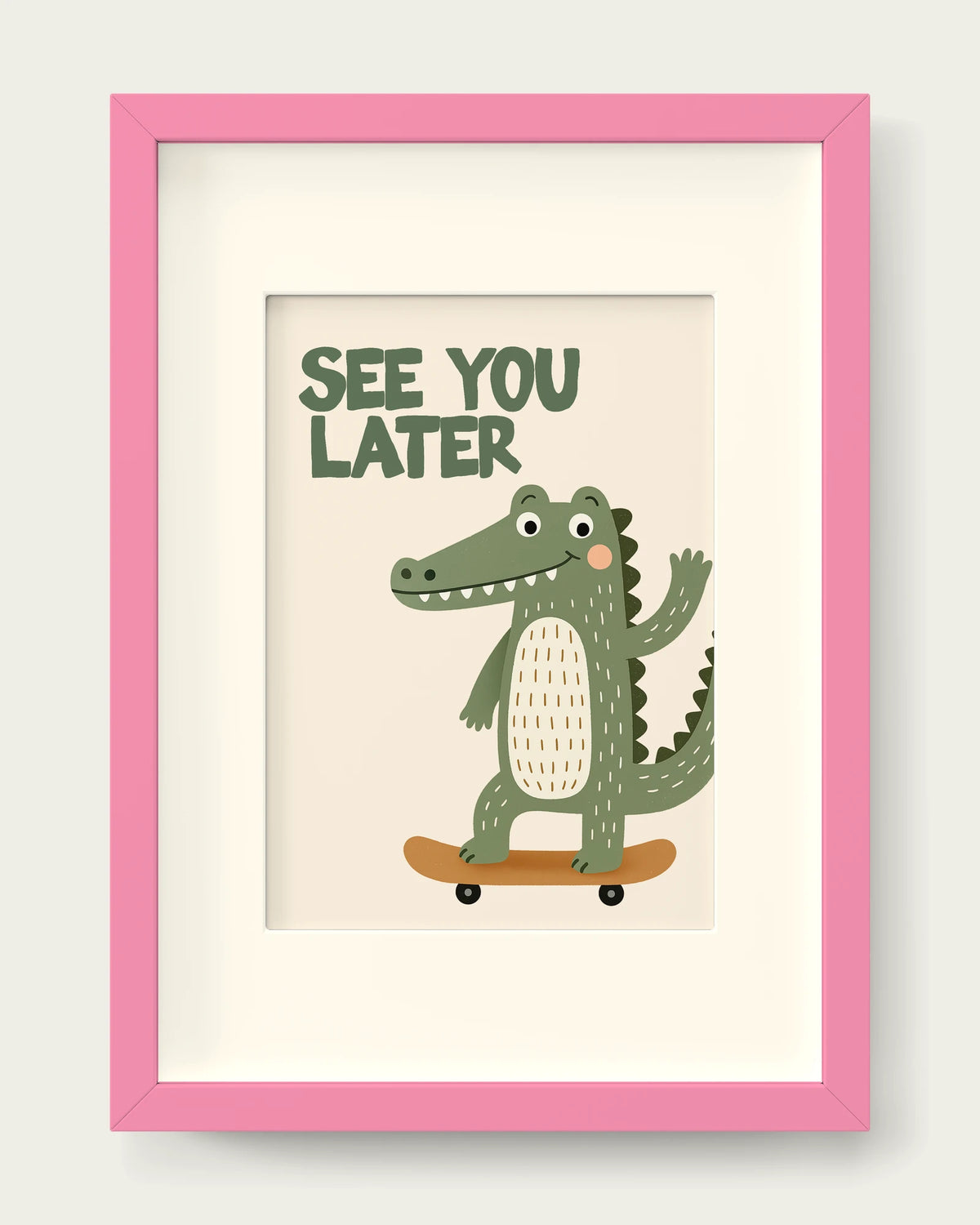 Olive-Green/Pink+mount