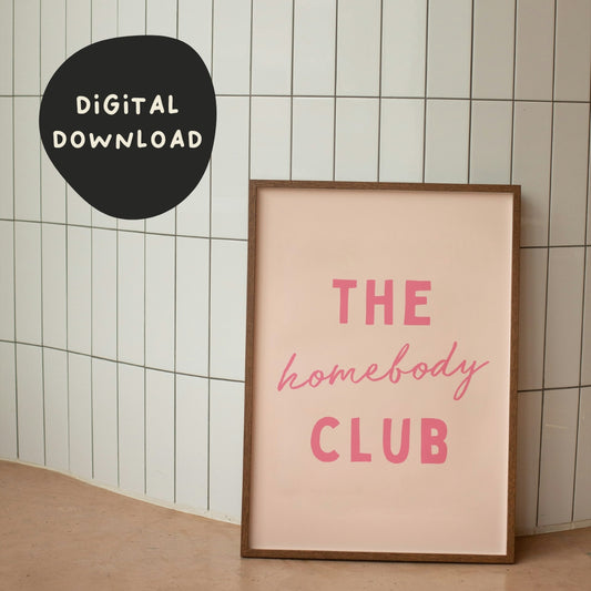 Digital Download | The Homebody Club | Pink