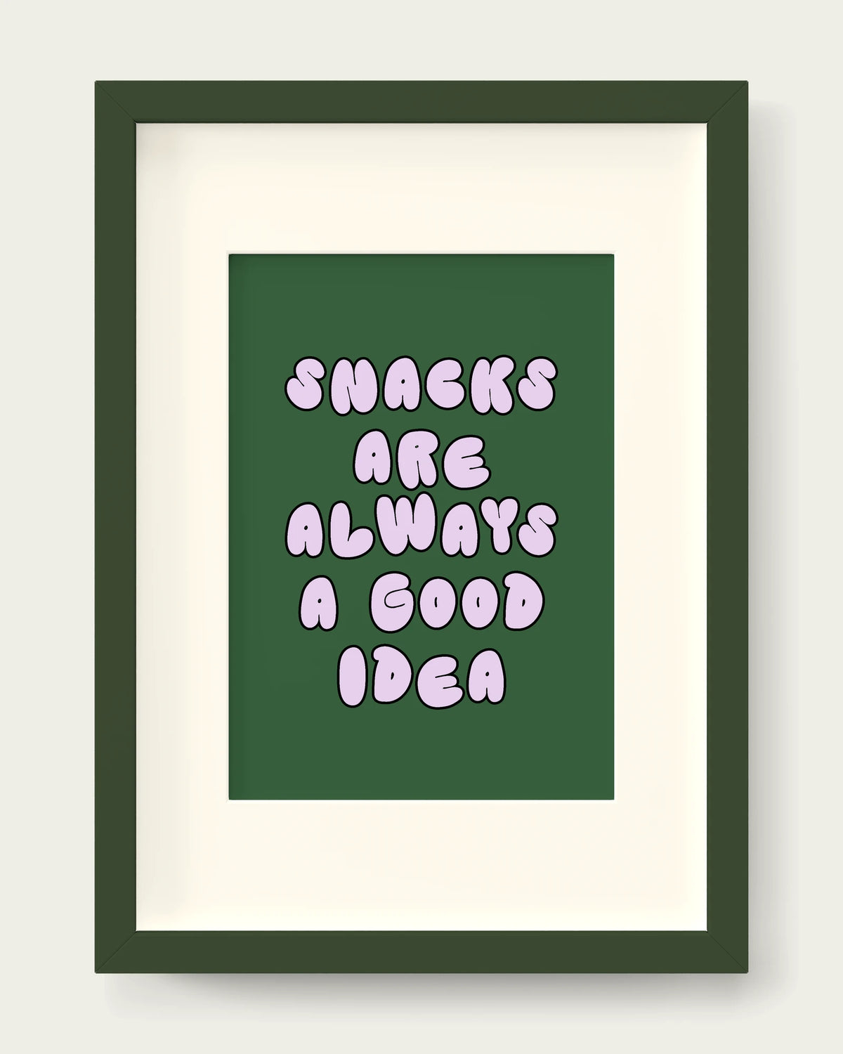 Lilac-&-Hunter-Green/Dark Green+mount