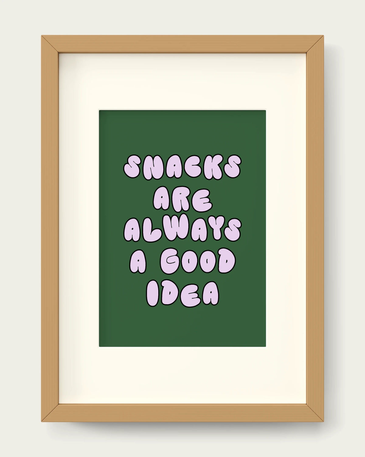 Lilac-&-Hunter-Green/Oak+mount