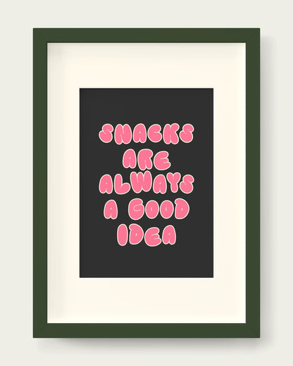 Watermelon-&-Charcoal/Dark Green+mount