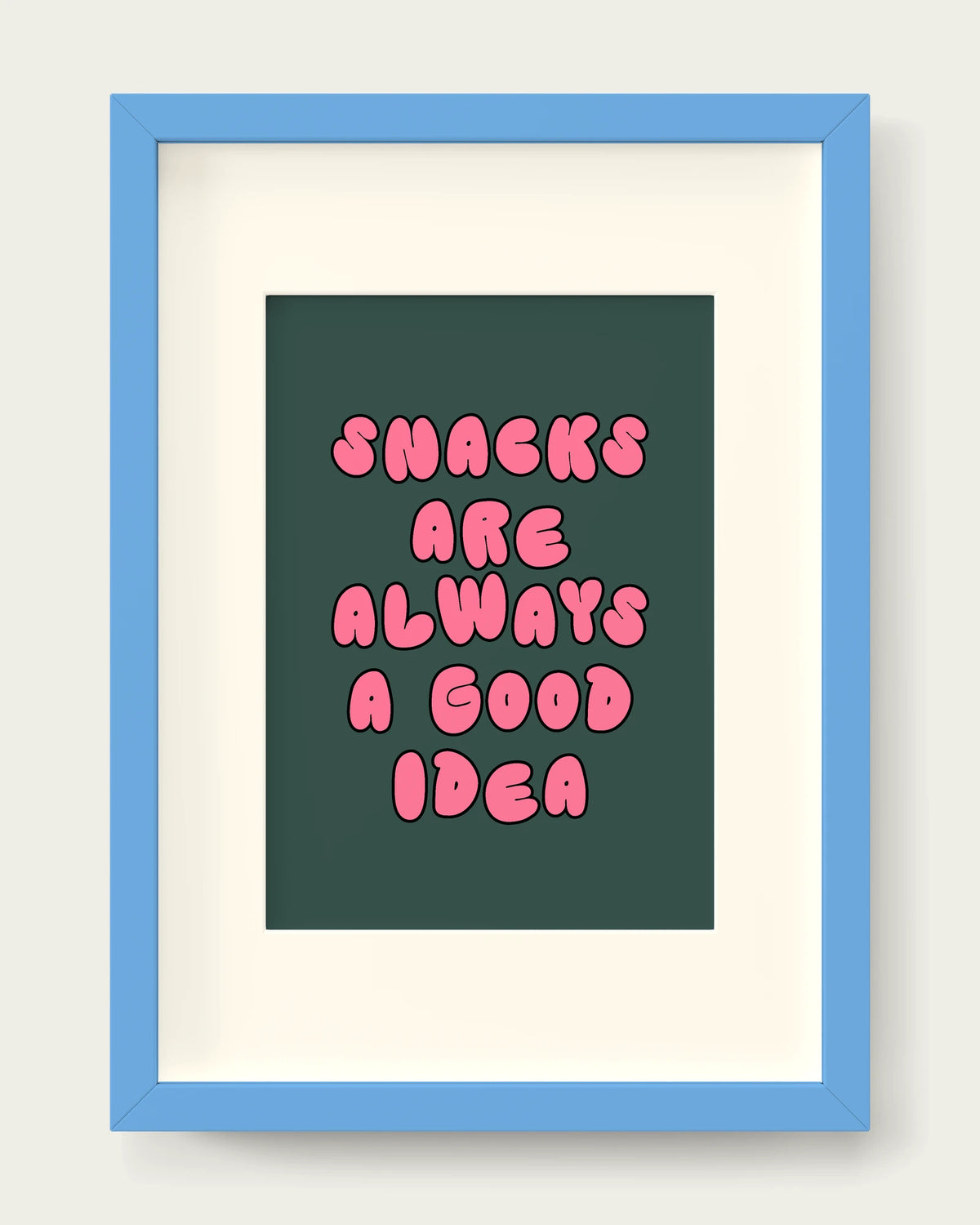 Watermelon-&-Forest-Green/Sky Blue+mount