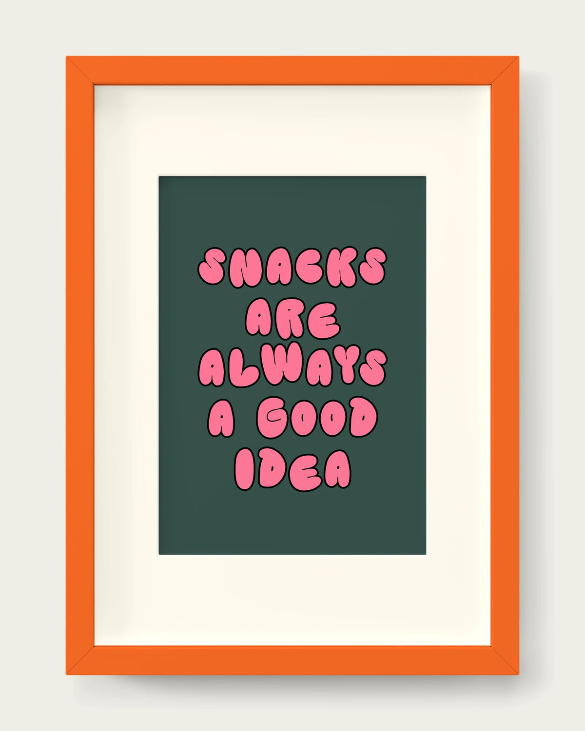 Watermelon-&-Forest-Green/Orange+mount