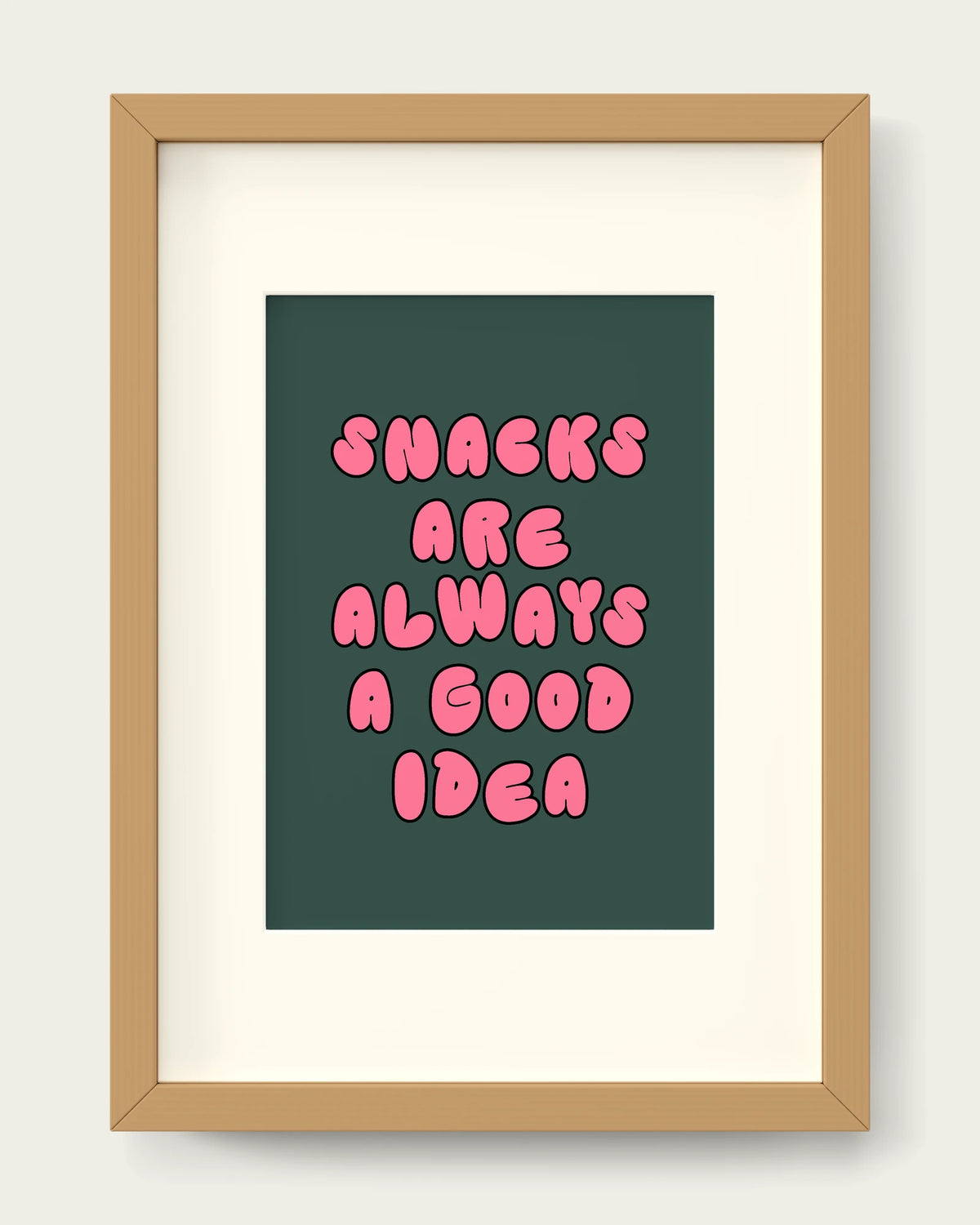 Watermelon-&-Forest-Green/Oak+mount
