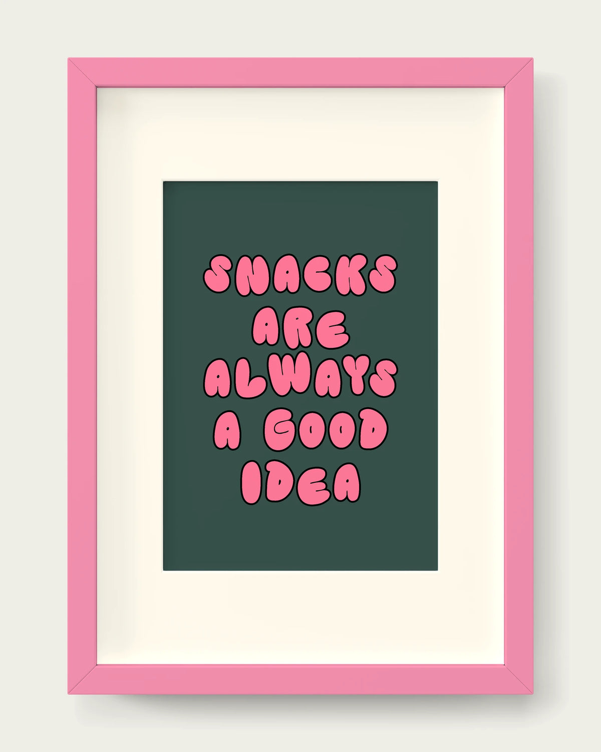 Watermelon-&-Forest-Green/Pink+mount