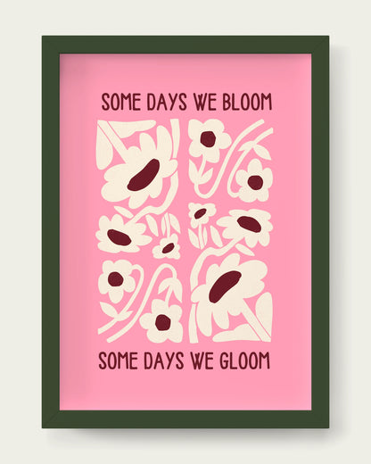 Blush-Pink/Dark Green