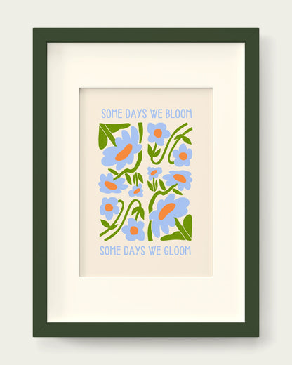 Cornflower/Dark Green+mount