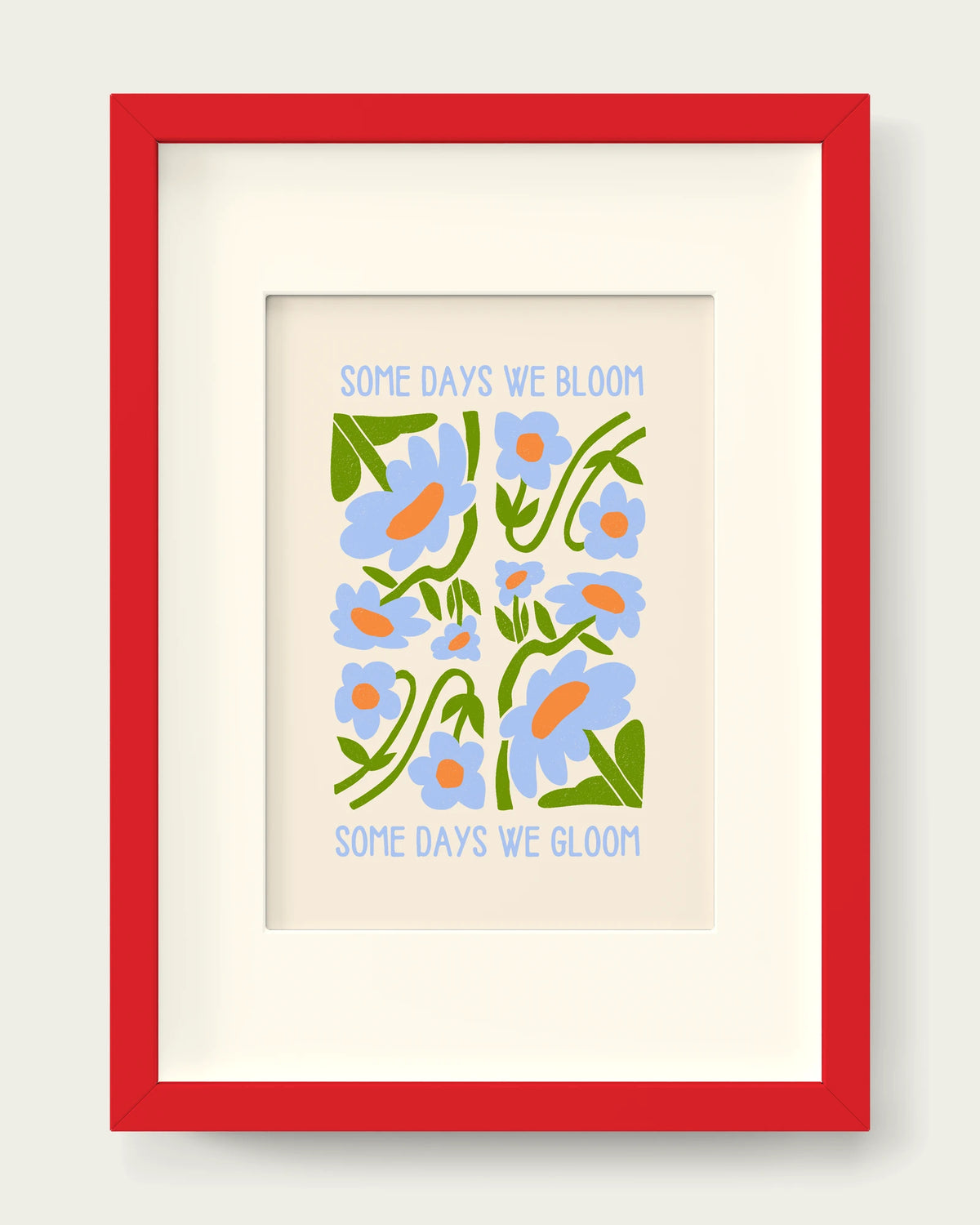 Cornflower/Red+mount