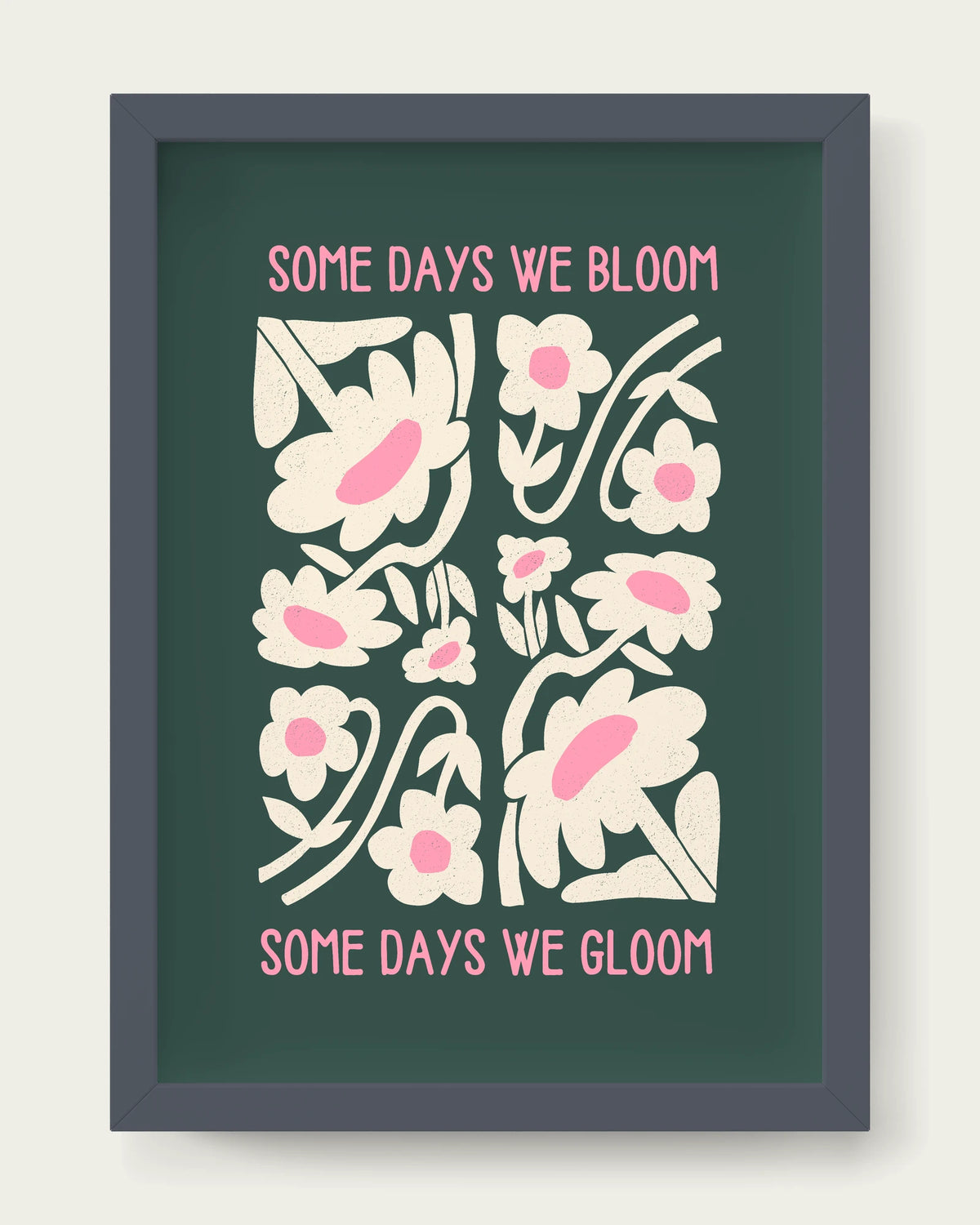 Forest-Green-&-Blush-Pink/Dark Grey