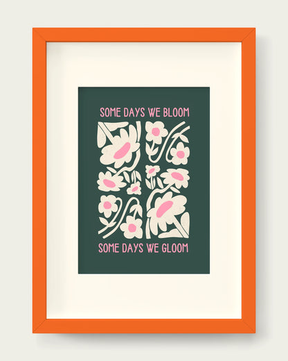 Forest-Green-&-Blush-Pink/Orange+mount