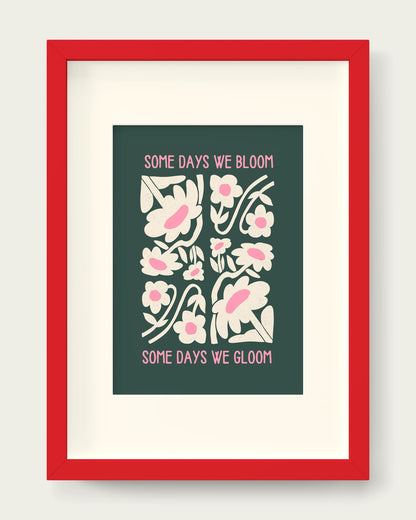 Forest-Green-&-Blush-Pink/Red+mount