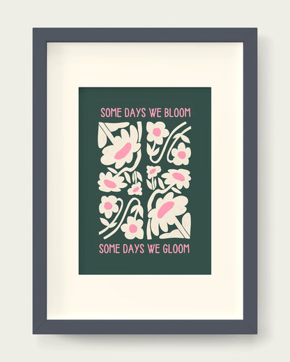 Forest-Green-&-Blush-Pink/Dark Grey+mount