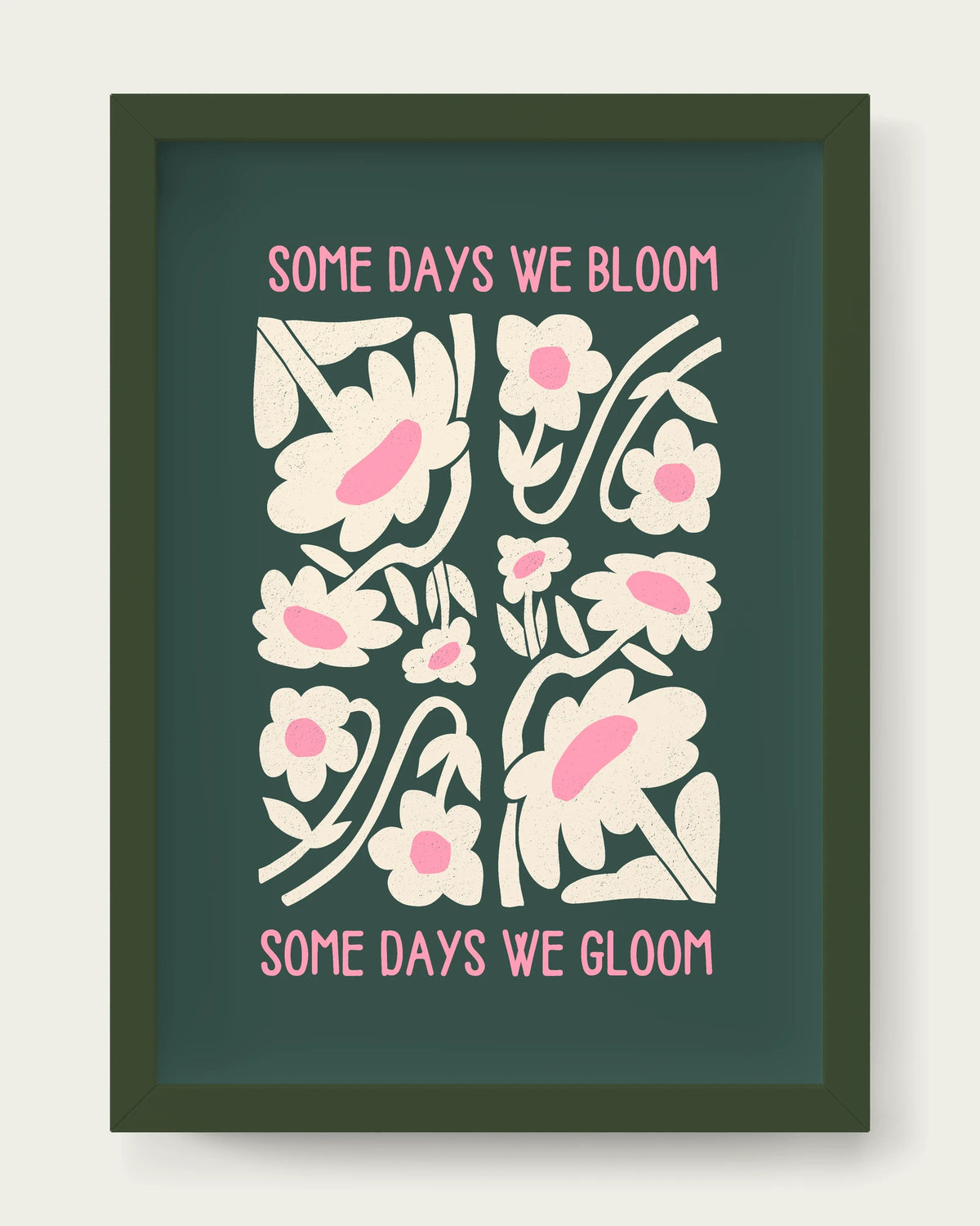 Forest-Green-&-Blush-Pink/Dark Green
