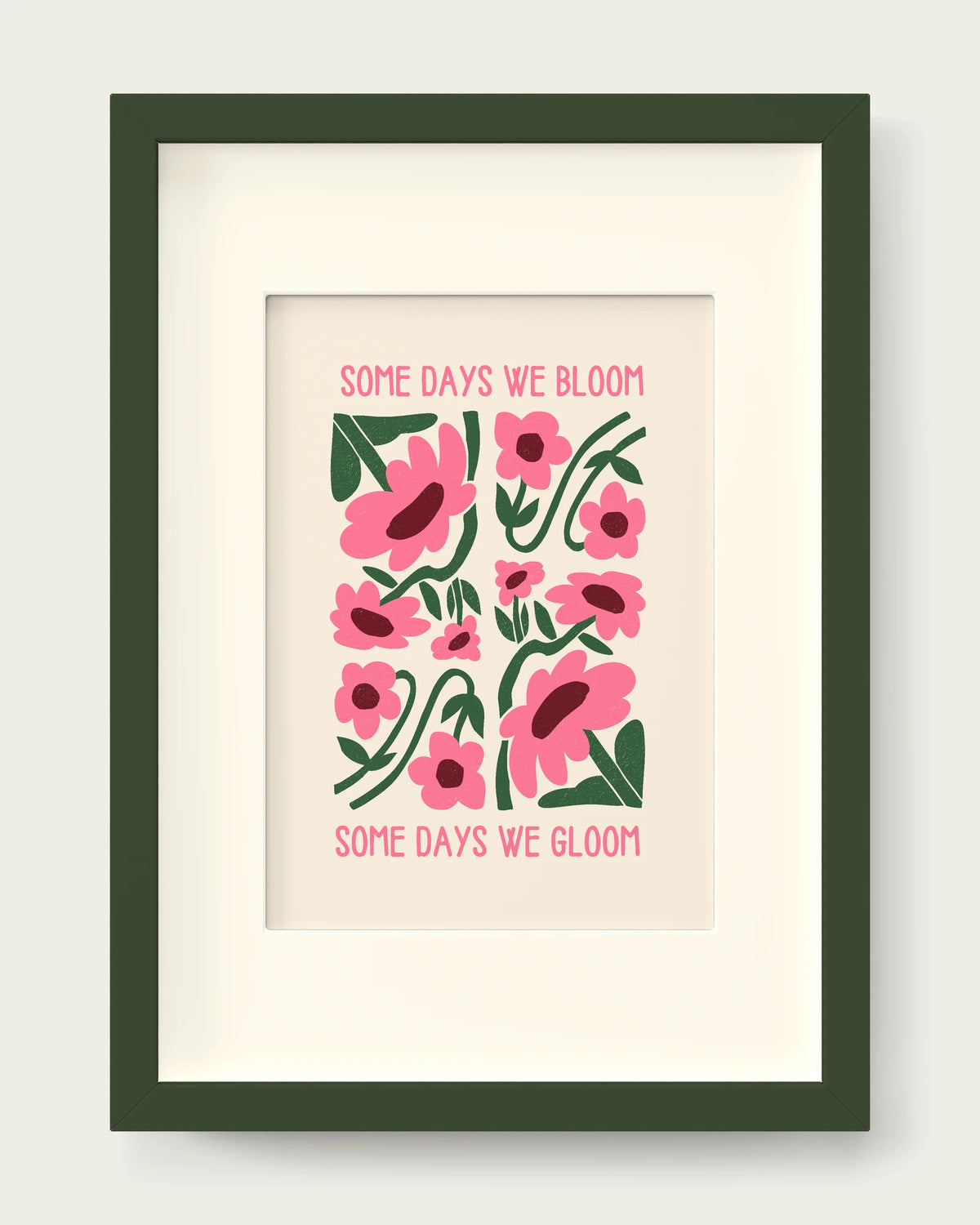 Watermelon/Dark Green+mount