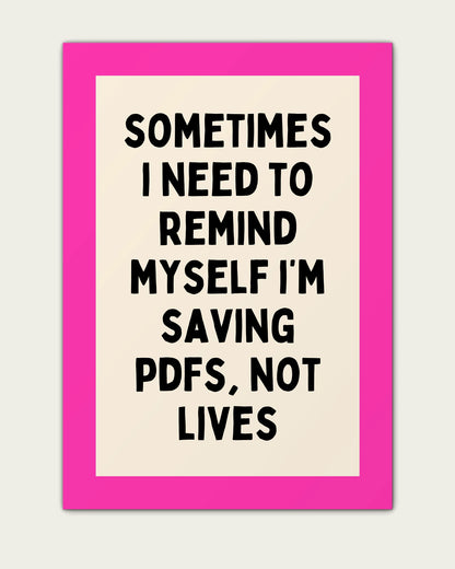 Hot-Pink/Unframed